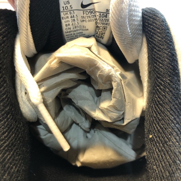 Nike Air Max 1 White University Gold Black size 10.5 Men's Women’s 12 “Batman” - Picture 10 of 15